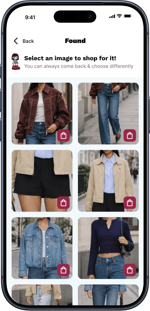 Pick items example in FiFi app